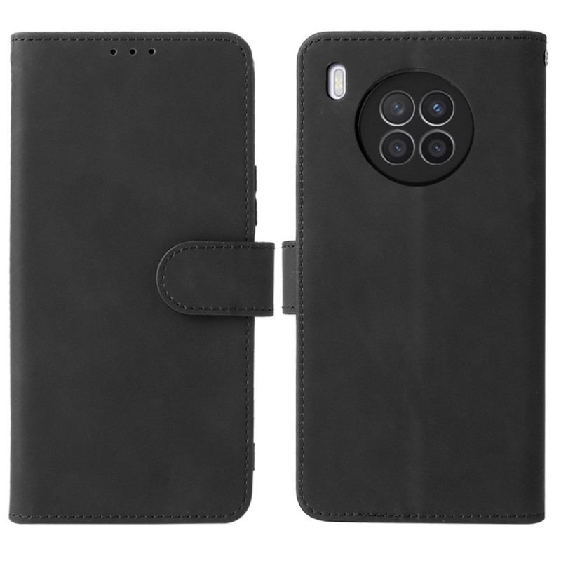 Capa Folio Para Huawei Nova 8i Toque De Pele