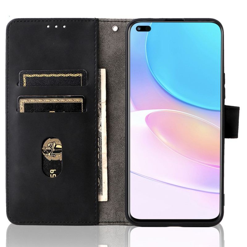 Capa Folio Para Huawei Nova 8i Toque De Pele