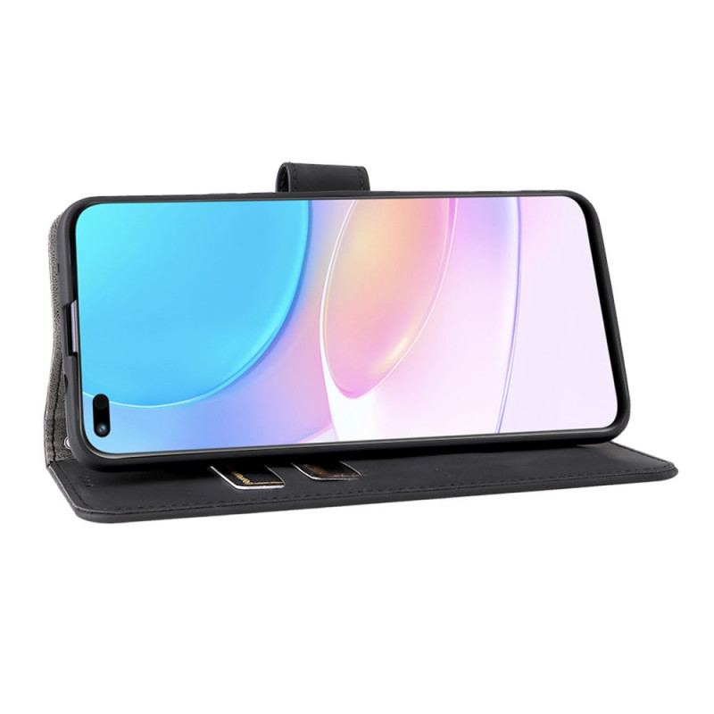 Capa Folio Para Huawei Nova 8i Toque De Pele