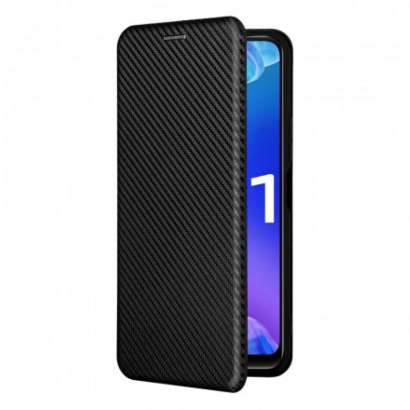 Capa De Celular Para Vivo Y21s Flip Silicone De Carbono Colorido