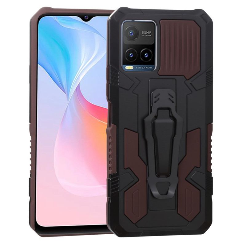 Capa Para Vivo Y21s Robô Com Clipe De Cinto
