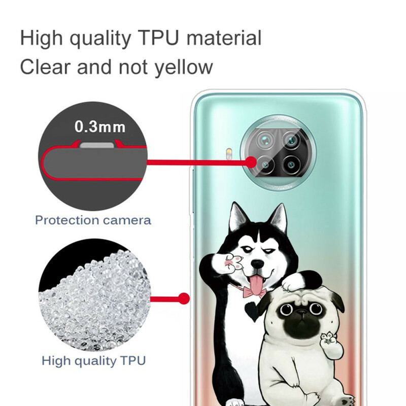 Capa De Celular Para Xiaomi Redmi Note 9 Pro 5G Cachorros Engraçados