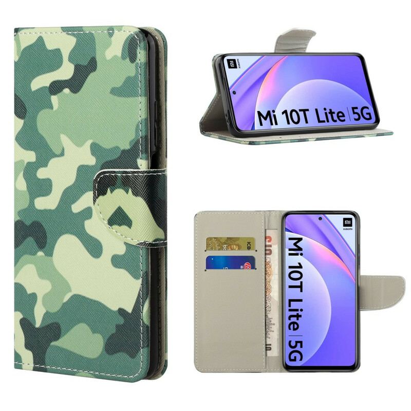 Capa Flip Para Xiaomi Redmi Note 9 Pro 5G Camuflar