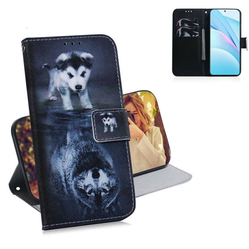 Capa Flip Para Xiaomi Redmi Note 9 Pro 5G Ernesto O Lobo