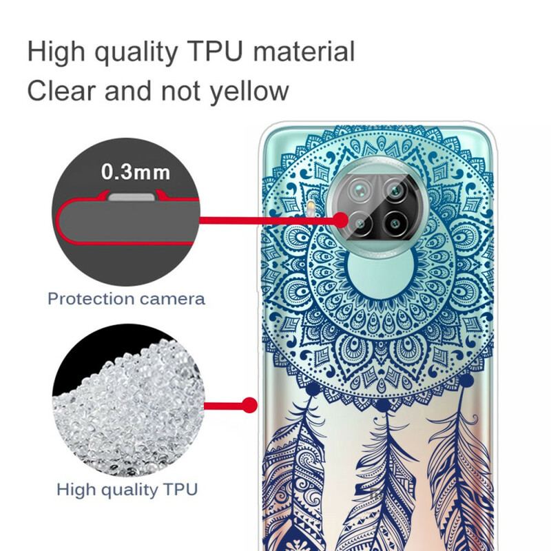 Capa Para Xiaomi Redmi Note 9 Pro 5G Flor Mandala