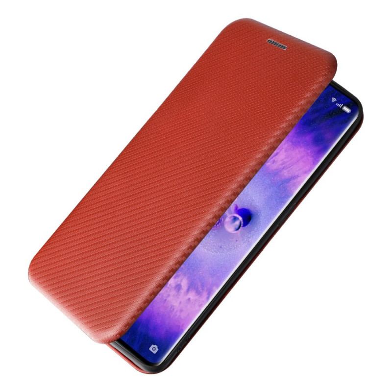 Capa De Celular Para Oppo Find X5 Flip Fibra De Carbono