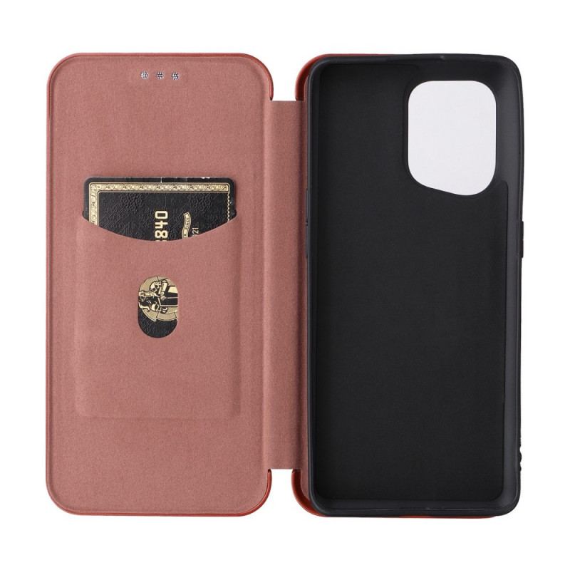 Capa De Celular Para Oppo Find X5 Flip Fibra De Carbono