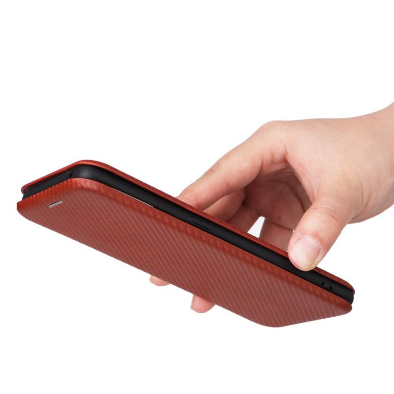 Capa De Celular Para Oppo Find X5 Flip Fibra De Carbono