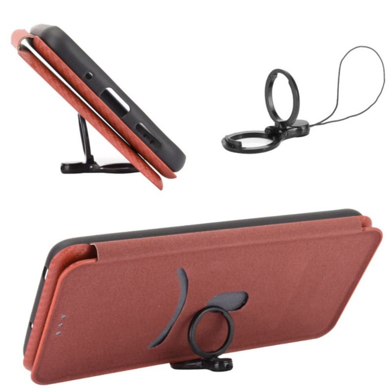 Capa De Celular Para Oppo Find X5 Flip Fibra De Carbono