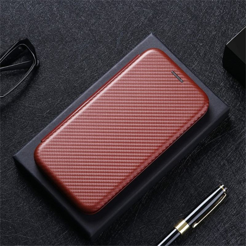 Capa De Celular Para Oppo Find X5 Flip Fibra De Carbono