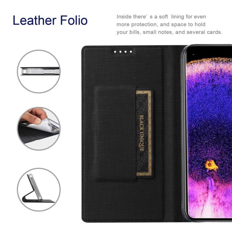 Capa De Celular Para Oppo Find X5 Flip Vili Textura De Tecido