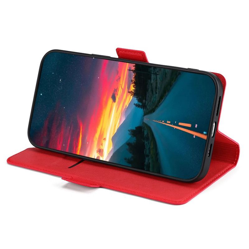 Capa De Couro Para Oppo Find X5 Flip Design De Aba Dupla