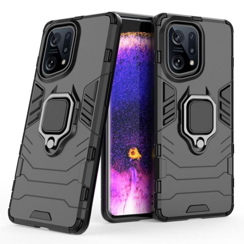 Capa Para Oppo Find X5 Resistente A Anel