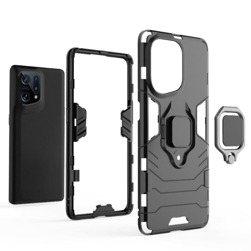 Capa Para Oppo Find X5 Resistente A Anel