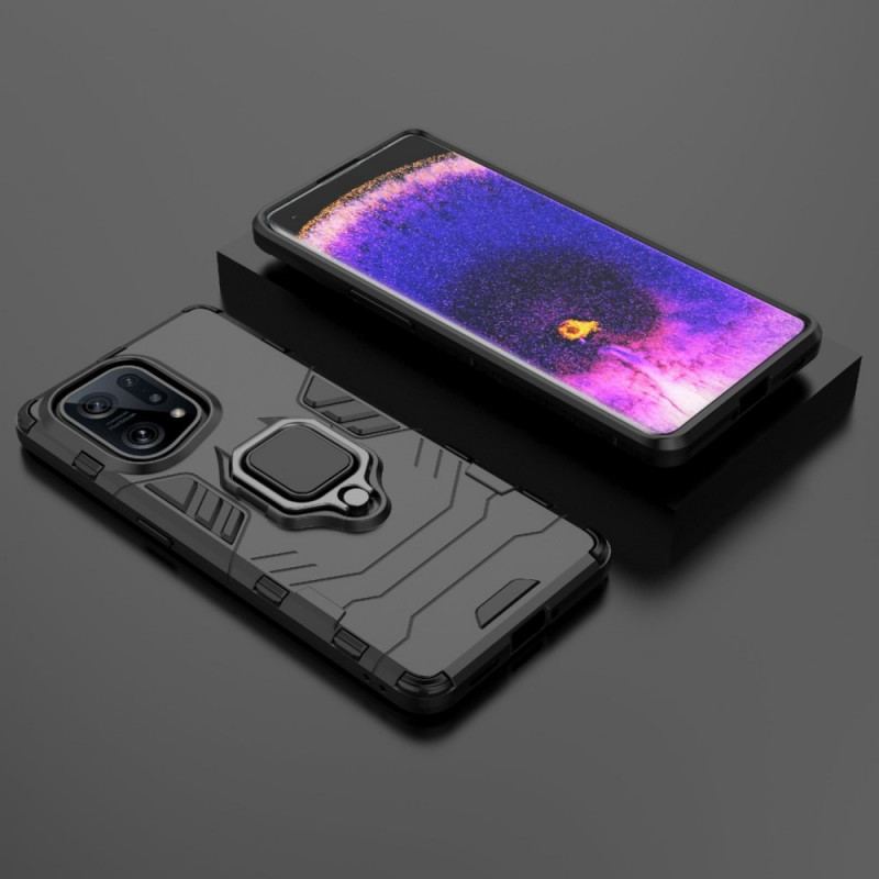 Capa Para Oppo Find X5 Resistente A Anel