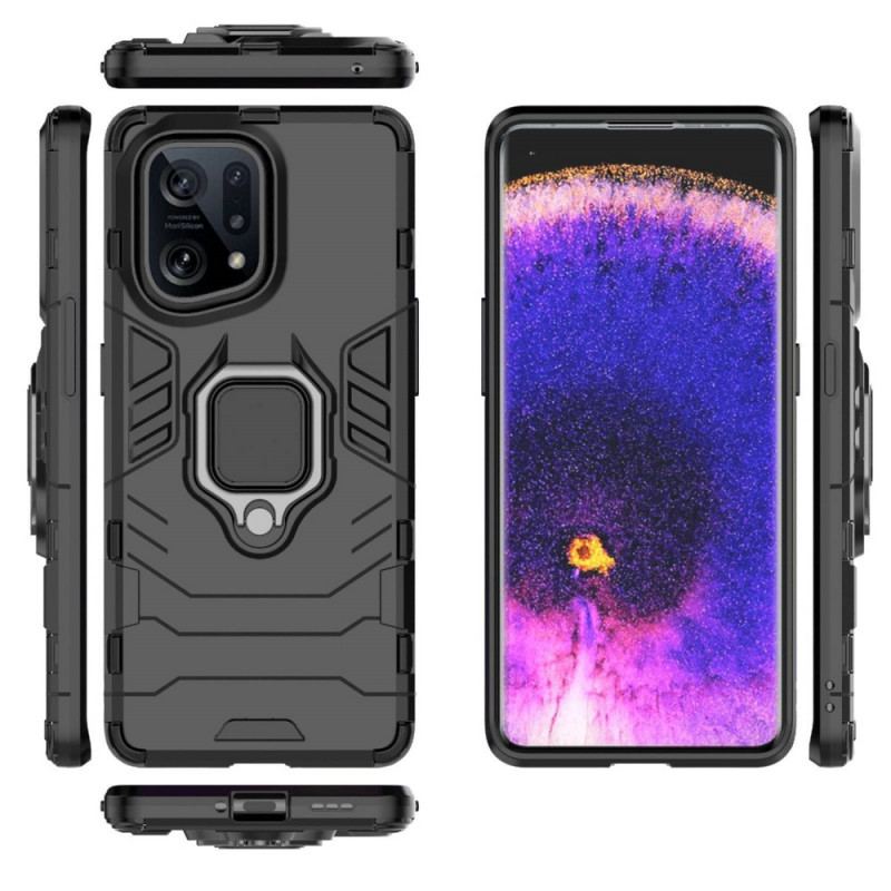 Capa Para Oppo Find X5 Resistente A Anel