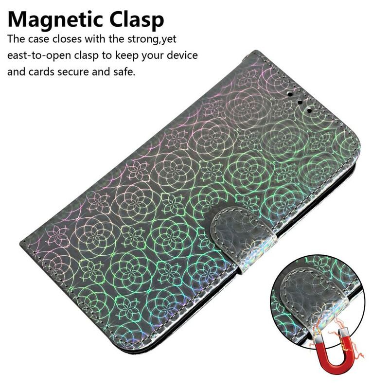 Capa De Couro Para Huawei P Smart 2020 Cor Pura