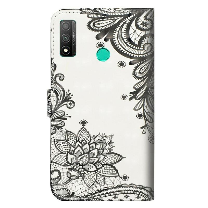 Capa De Couro Para Huawei P Smart 2020 Renda Chique