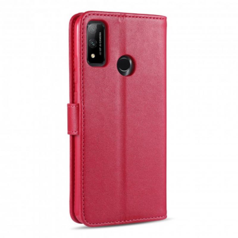 Capa De Couro Para Huawei P Smart 2020 Couro Sintético Azns