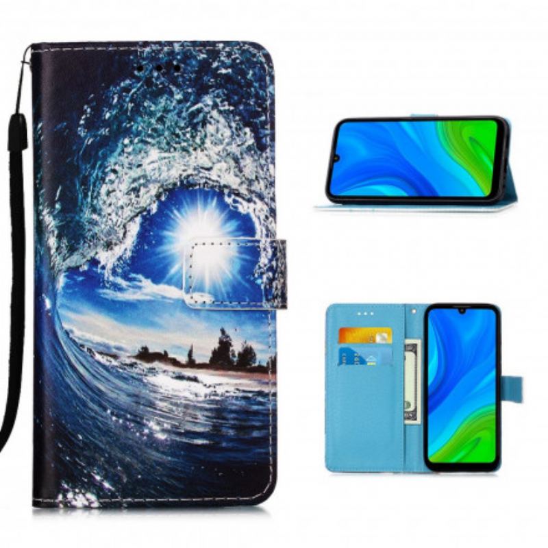 Capa Flip Para Huawei P Smart 2020 Ama A Onda