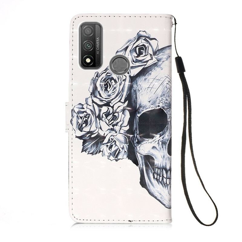 Capa Flip Para Huawei P Smart 2020 Caveira Florida