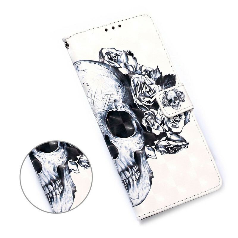Capa Flip Para Huawei P Smart 2020 Caveira Florida