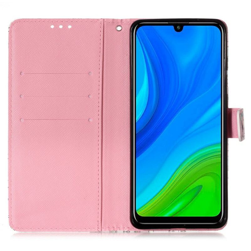 Capa Flip Para Huawei P Smart 2020 Nunca Pare De Sonhar