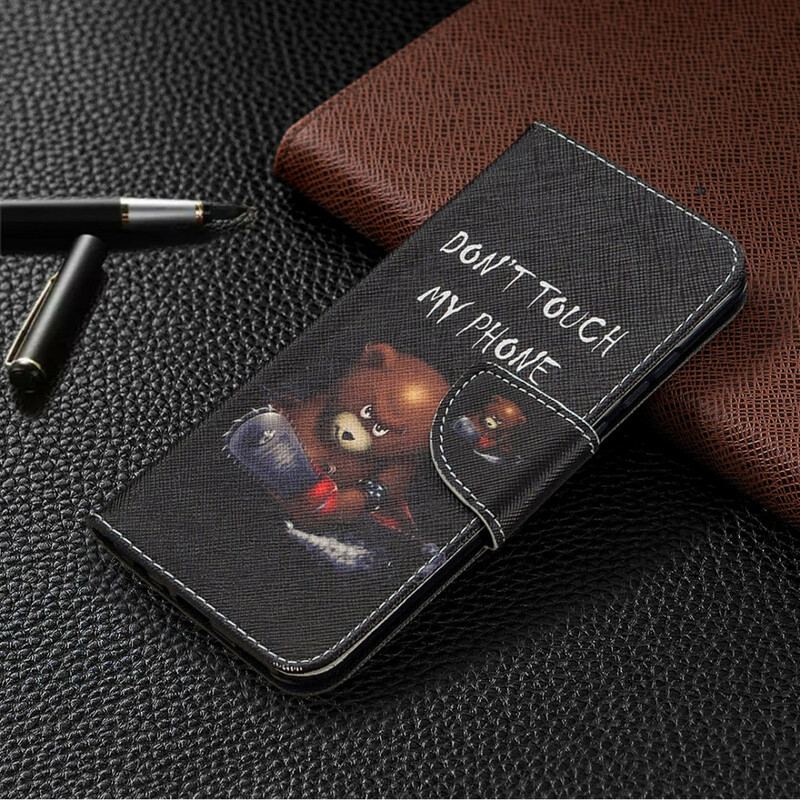 Capa Folio Para Huawei P Smart 2020 Urso Perigoso
