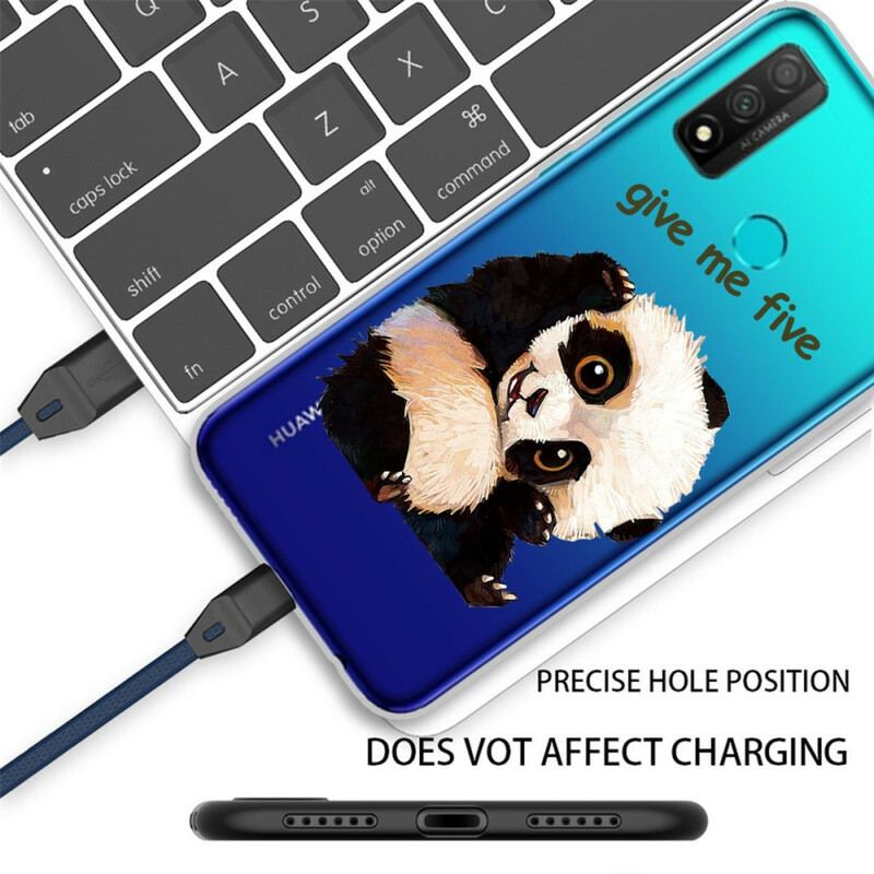 Capa Para Huawei P Smart 2020 Panda Sem Costura Dá-me Cinco