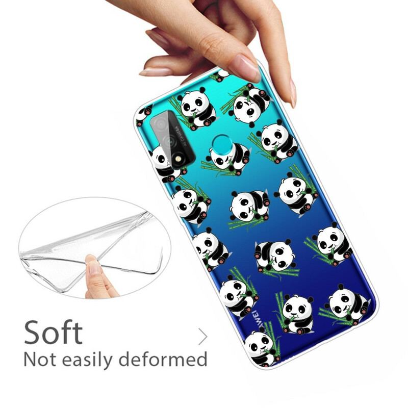 Capa Para Huawei P Smart 2020 Pequenos Pandas