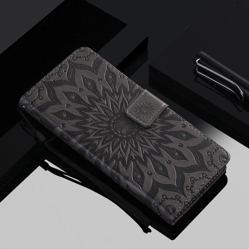 Capa Flip Para Vivo Y33s De Cordão Tanga Sol