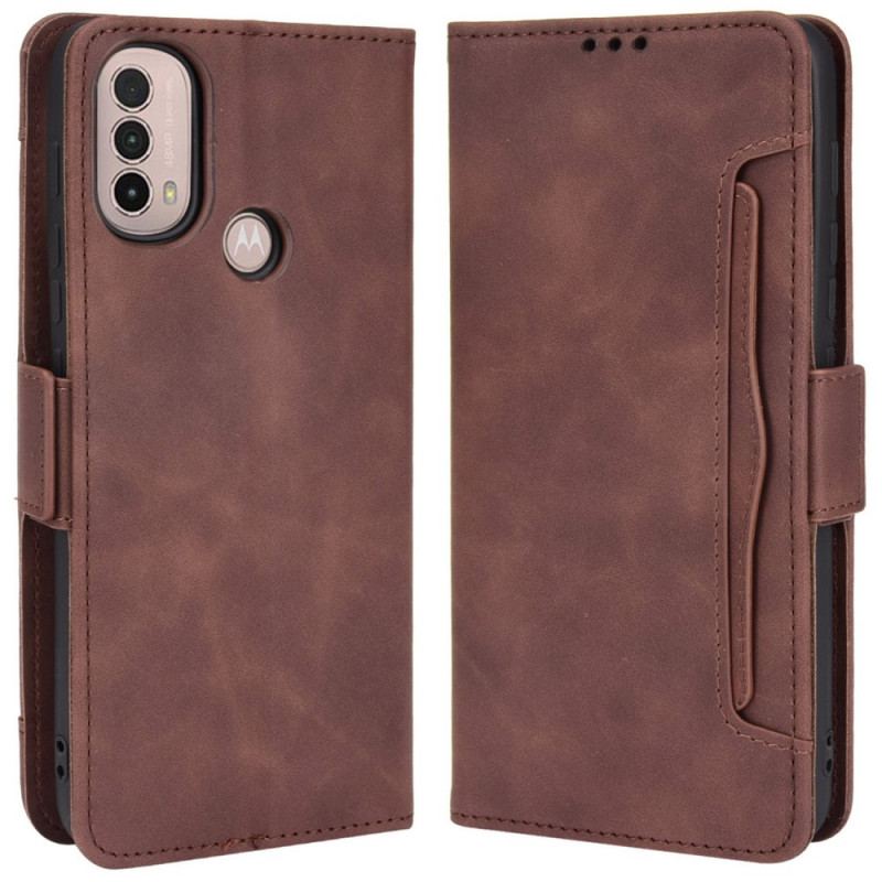 Capa Flip Para Moto E40 / E30 / E20 Multi-card Premier Class