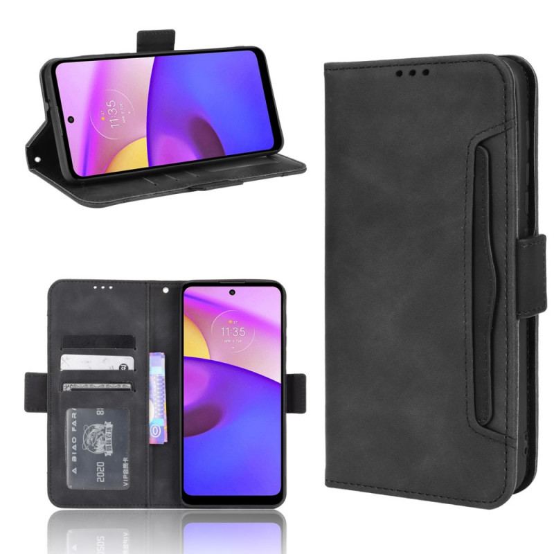 Capa Flip Para Moto E40 / E30 / E20 Multi-card Premier Class