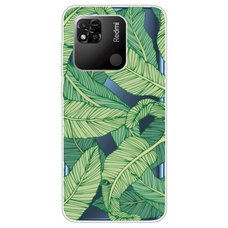 Capa De Celular Para Xiaomi Redmi 10A Folhas
