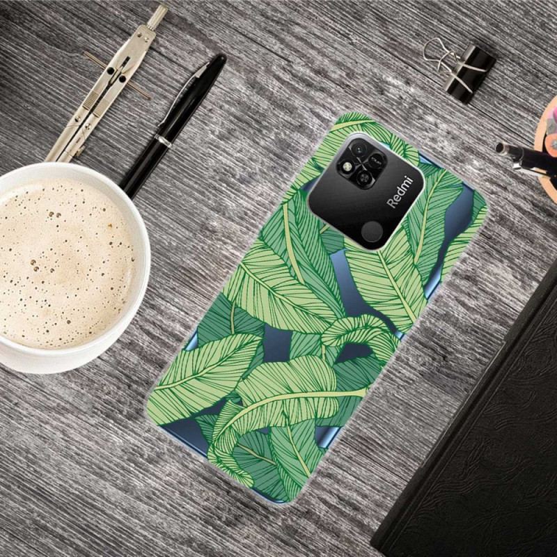 Capa De Celular Para Xiaomi Redmi 10A Folhas