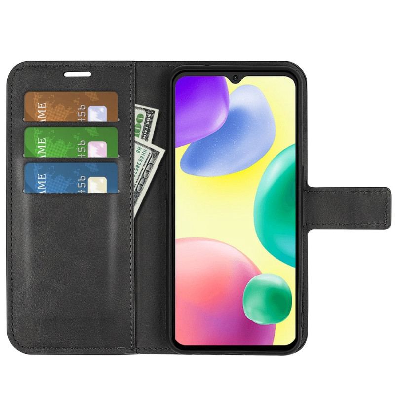 Capa De Couro Para Xiaomi Redmi 10A Estilo De Couro