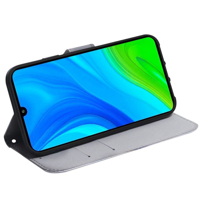 Capa Flip Para Xiaomi Redmi 10A De Cordão Tanga Pug