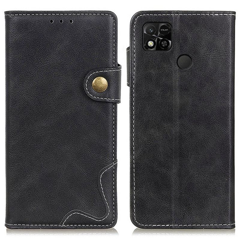 Capa Flip Para Xiaomi Redmi 10A Costuras Extravagantes