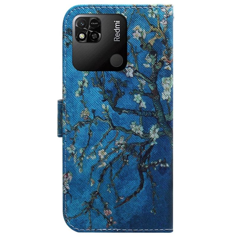 Capa Flip Para Xiaomi Redmi 10A Ramos Floridos