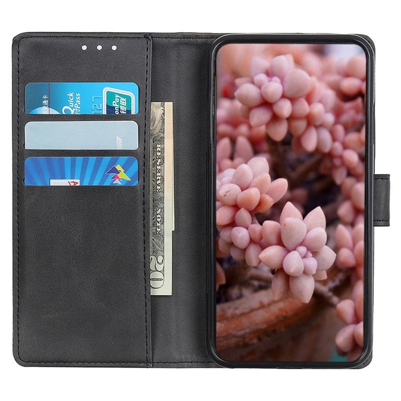 Capa Folio Para Xiaomi Redmi 10A Couro Sintético Fosco
