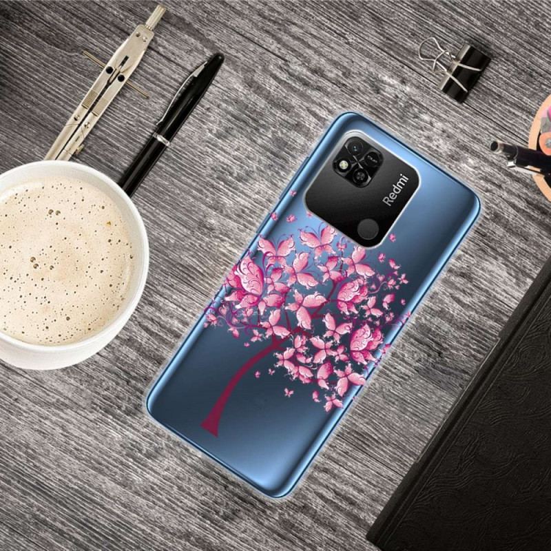 Capa Para Xiaomi Redmi 10A Árvore Rosa Perfeita