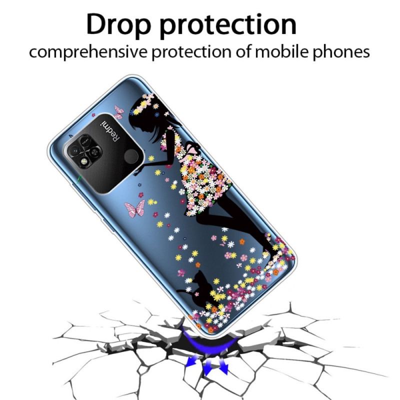 Capa Para Xiaomi Redmi 10A Menina Transparente