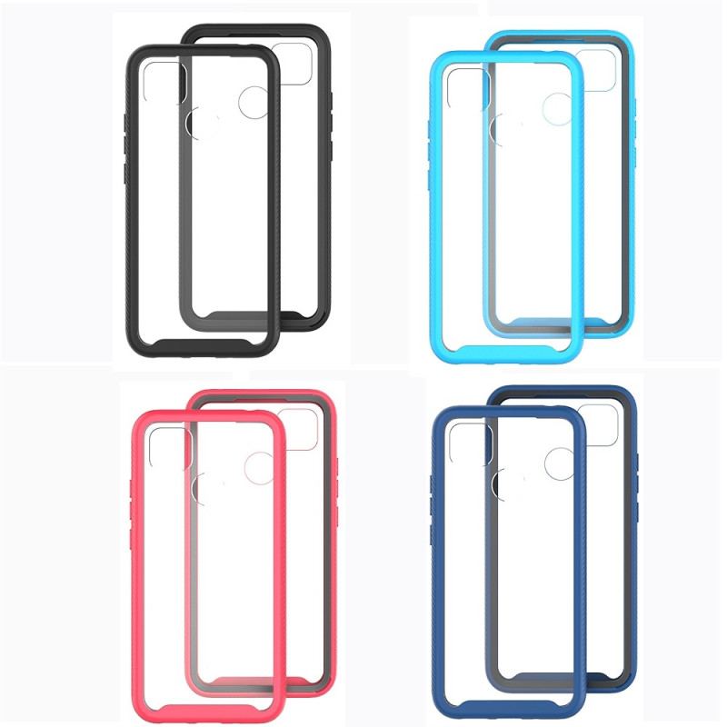 Capa Para Xiaomi Redmi 10A Pára-choques De Estrutura Híbrida