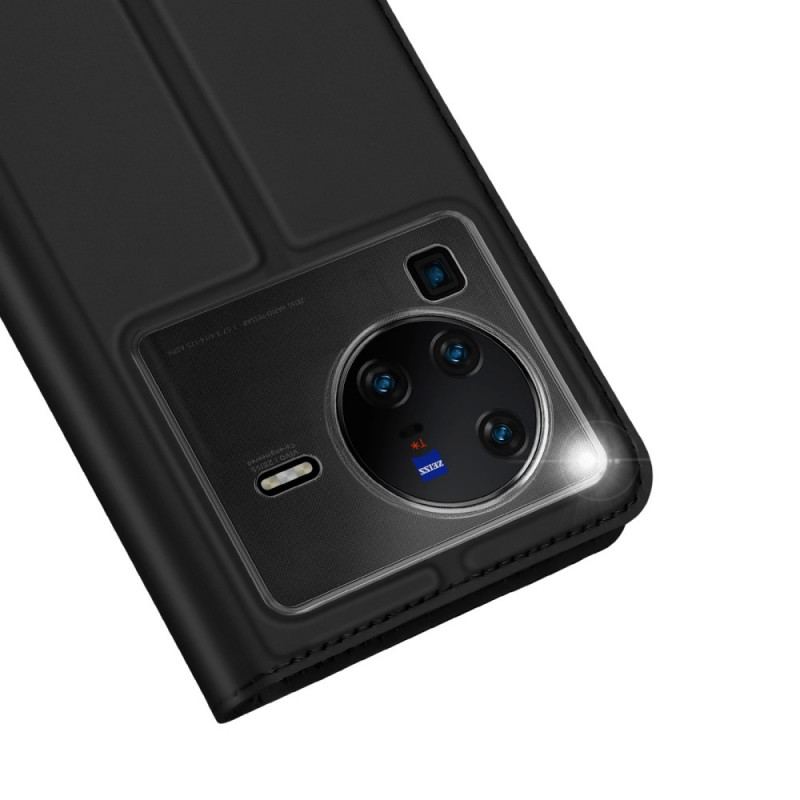 Capa De Celular Para Vivo X80 Pro Flip Skin-pro Series Dux Ducis