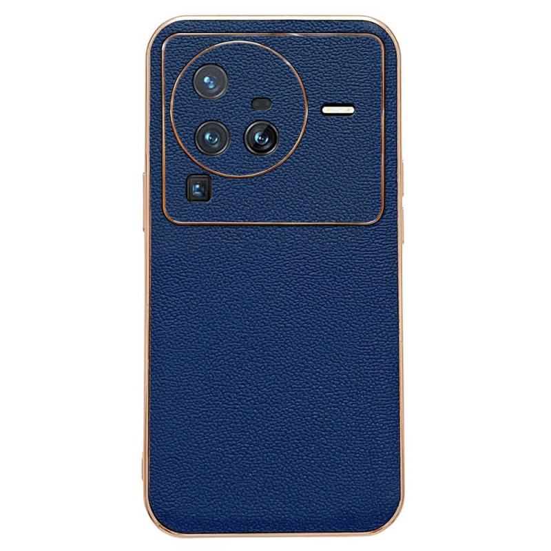 Capa Para Vivo X80 Pro Cor De Couro Genuíno