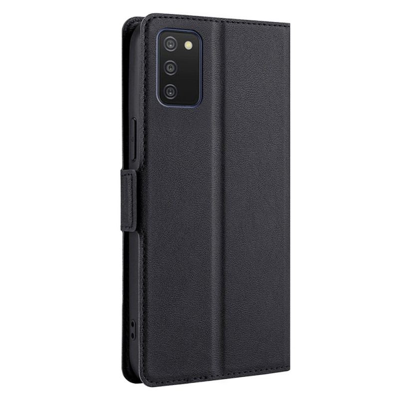 Capa De Celular Para Samsung Galaxy A03s Flip Estilo Vintage De Couro