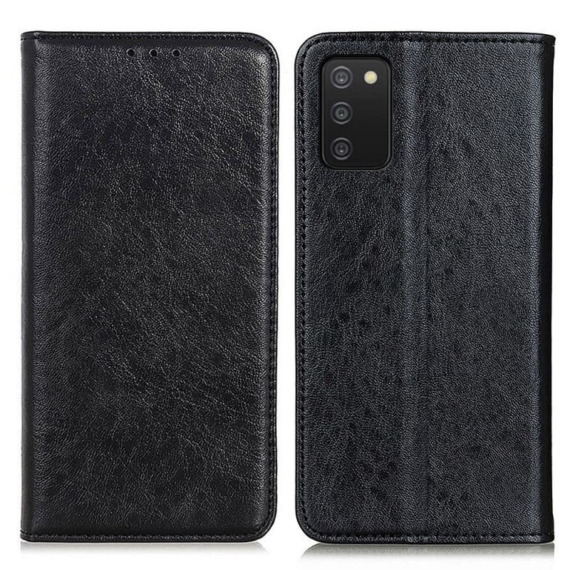 Capa De Celular Para Samsung Galaxy A03s Flip Textura De Couro