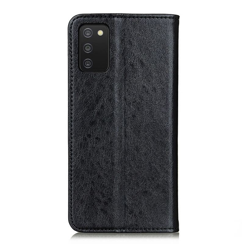 Capa De Celular Para Samsung Galaxy A03s Flip Textura De Couro