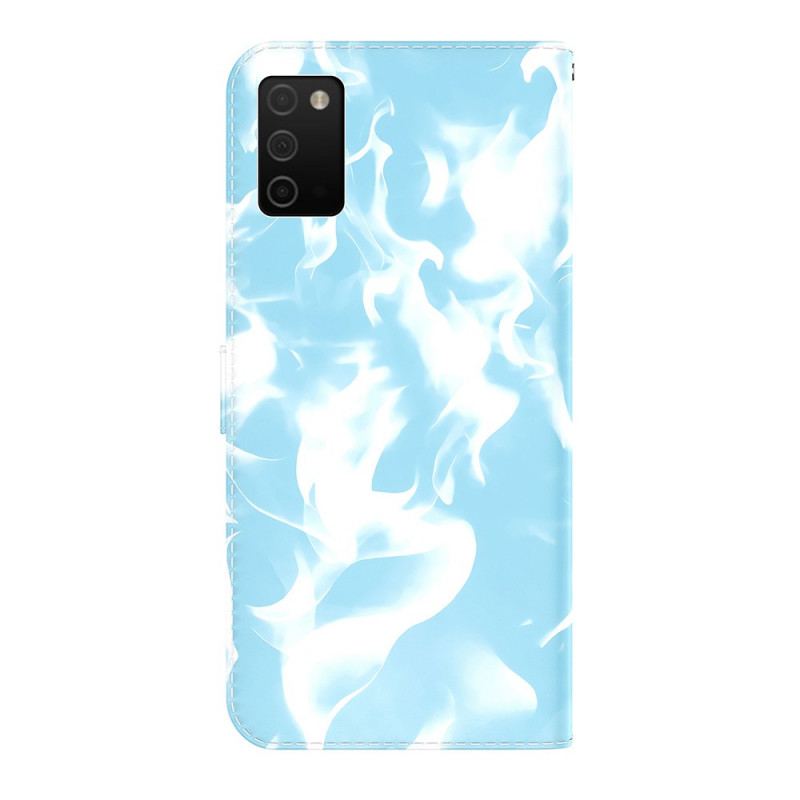 Capa Flip Para Samsung Galaxy A03s Padrão Abstrato