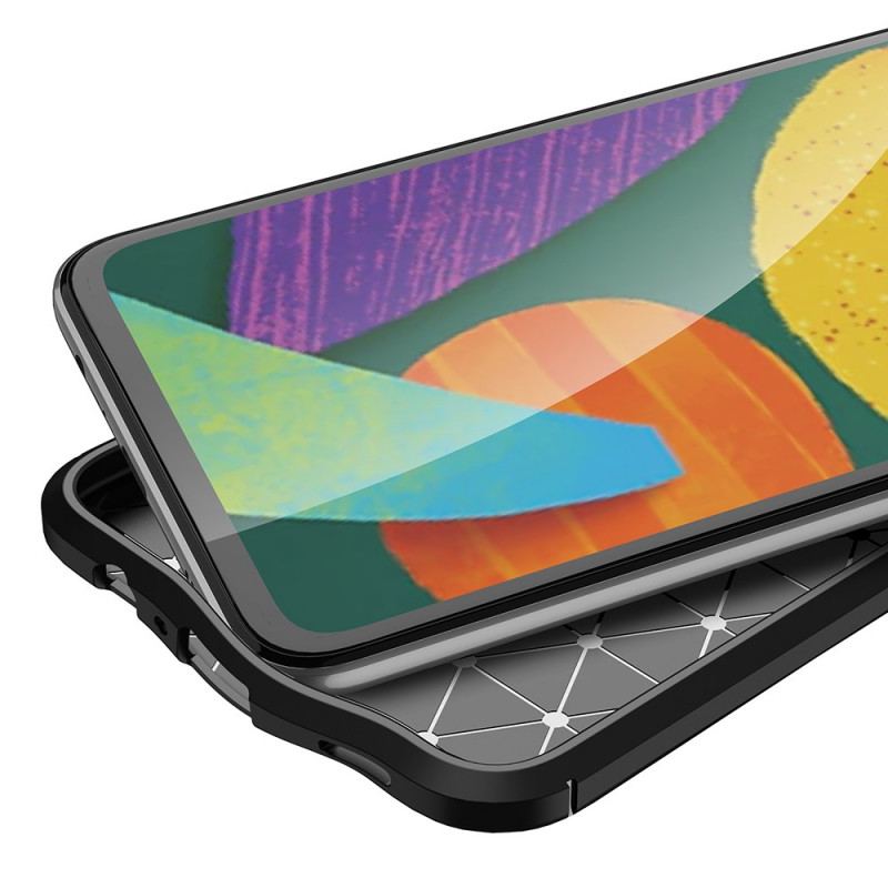 Capa Para Samsung Galaxy A03s Linha Dupla Efeito Couro Litchi